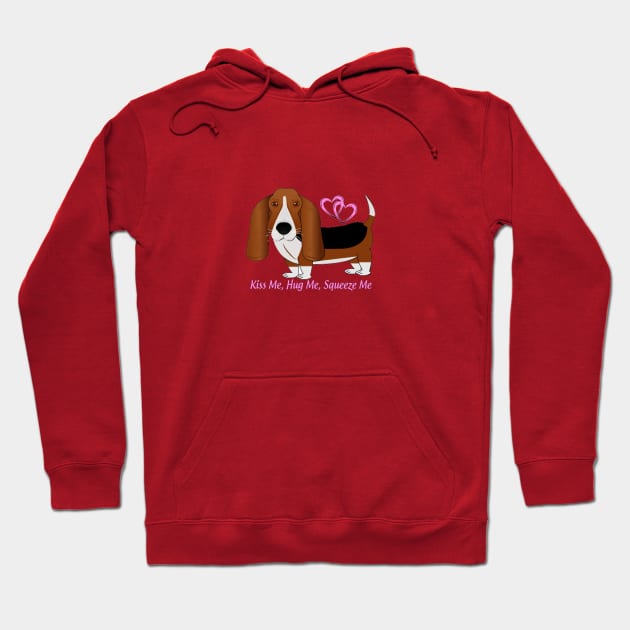 Miss Emma Cartoon - Kiss Me Hoodie by MonarchGraphics